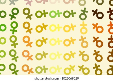 Background for web page, graphic design, catalog or texture, hand drawn sign of male or female. Cartoon style vector.