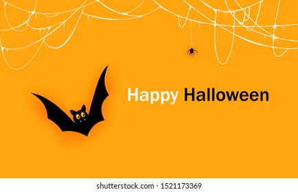 Background for websites or banners, cards and prints for Happy Halloween. Wallpaper.