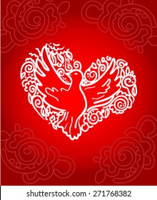 background for wedding card