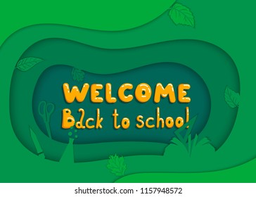 Background Welcome back to school