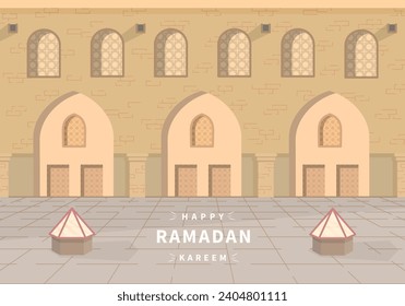 background to welcome the holy month of Ramadan with pictures of beautiful mosques