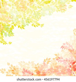 Background which gave a texture to plant of autumn 