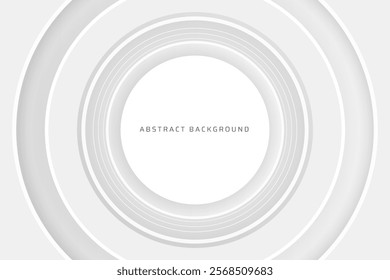 background white abstract with circles for banner poster flyer invitation card product presentation etc