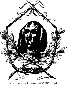 Arte de dibujo negro en segundo plano