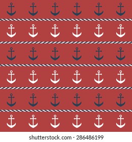 background with white and blue anchors