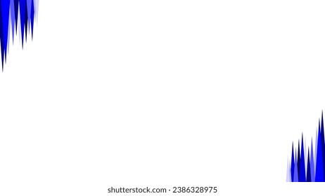 Background white with blue borders. Vector can be used for banners, posters, power points, templates, slides, etc.