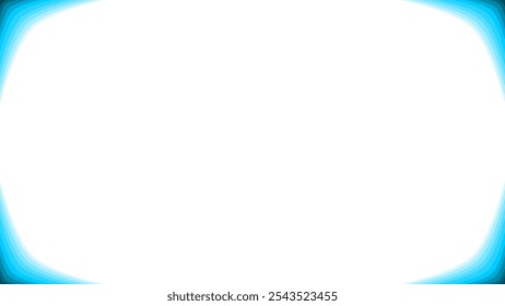 Background white with blue gradient border. Vector can be used for banners, posters, power points, templates, slides, etc.