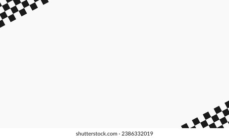 Fondo blanco con damas. El vector puede utilizarse para banners, carteles, puntos de alimentación, plantillas, diapositivas, etc.