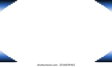 Background white with dark blue stack border. Vector can be used for banners, posters, power points, templates, slides, etc.