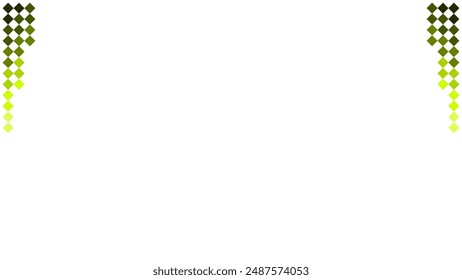 Background white with dark yellow rhombus ornaments. Vector can be used for banners, posters, power points, templates, slides, etc.