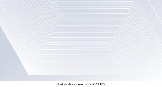Background white background with gradient color and artistic dynamic hexagon decoration abstract modern design