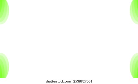Background white with green curve. Vector can be used for banners, posters, power points, templates, slides, etc.