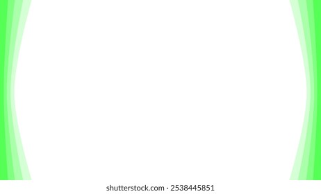 Background white with green gradients border. Vector can be used for banners, posters, power points, templates, slides, etc.