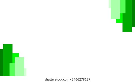 Background white with green rectangle border. Vector can be used for banners, posters, power points, templates, slides, etc.