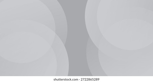 Fondo blanco con el Vector futurista moderno de la luz digital del Vector del círculo gris