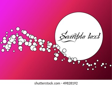 background with white little circles