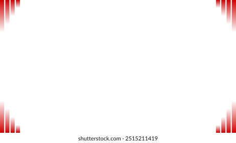 Background white with red lines gradients border. Vector can be used for banners, posters, power points, templates, slides, etc.