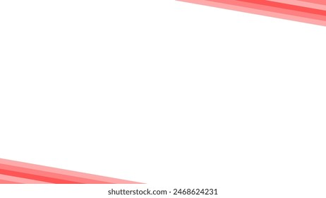 Background white with red pink line. Vector can be used for banners, posters, power points, templates, slides, etc.