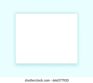 Background white sheet of paper blue  background.Space for text.Vector illustration.