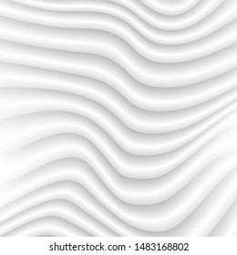 Background of white striped paper. Abstract Papercut Cover Background Design.