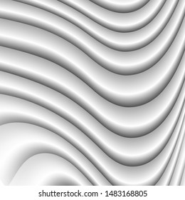 Background of white striped paper. Abstract Papercut Cover Background Design.