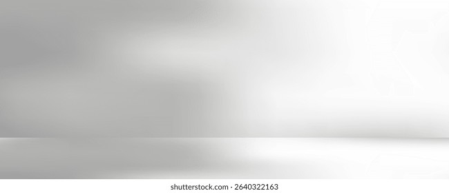 Background White Wall Studio Room with Light,Shadow on Table Top,Grey Backdrop for Spring,Summer product presentation,Empty 3D Display Kitchen Room with Stand for Web Banner in Autumn,Fall Season