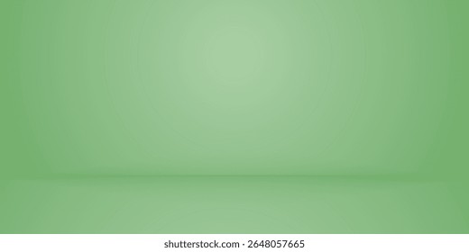 Background White Wall Studio Room with Light,Shadow on Table Top, green Backdrop for Spring,Summer product presentation,Empty 3D Display Kitchen Room with Stand for Web Banner in Autumn,Fall Season