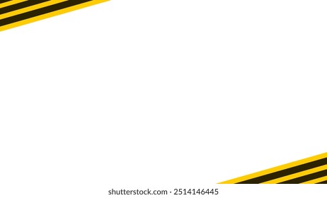 Plano de fundo branco com linhas de aviso. O vetor pode ser usado para banners, cartazes, pontos de energia, modelos, slides, etc.