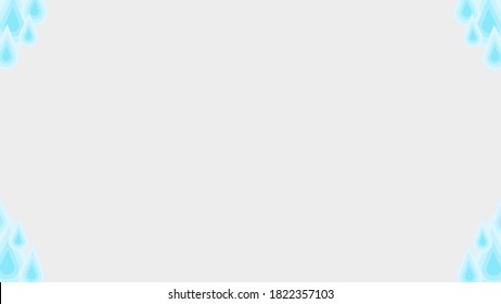 Background white with water droplets. Vector can be used for wallpaper, template, presentation, backdrop, banner, poster, slide, etc.
