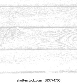 Background with white wood grungy dotwork textured planks