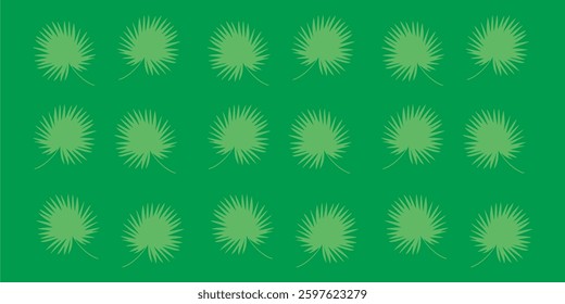 background with wide leaf pattern