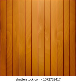 Background with wood texture. Natural color wood. Vector.