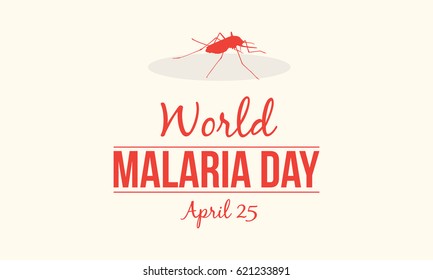 Background for world malaria day style