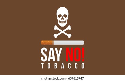 Background of world no tobacco day style