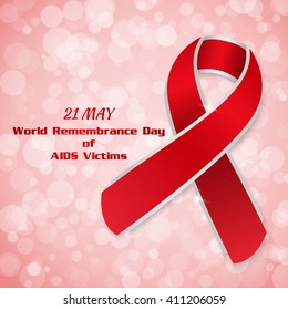 Background for World Remembrance Day of AIDS Victims