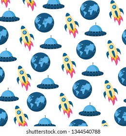 background world rocket spaceship