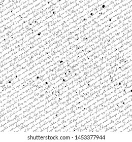 Background with writing, hand write vector, letter background
