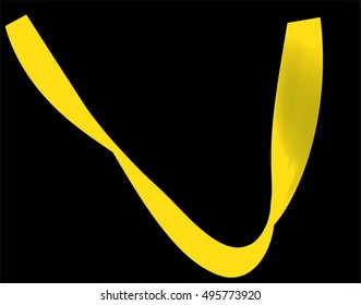 Background yellow of black