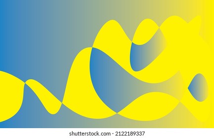 Hintergrund mit gelber und blauer Farbenkombination
