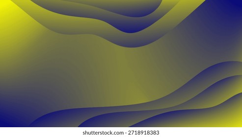 Fondo con malla degradada azul amarillo en diferentes tonos y patrón Abstractas de Espacio para texto de espesor
