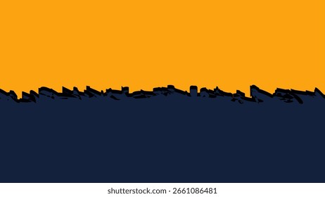 Fondo con un tema de lágrima amarillo y azul