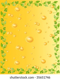 Background from yellow cheese full of holes