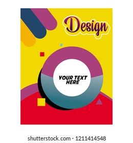background yellow color template vector illustration
