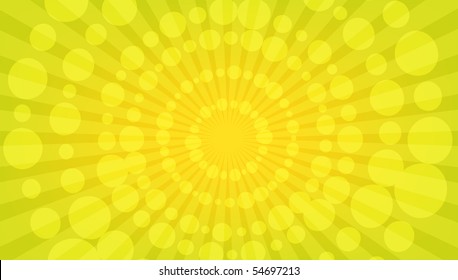 Background. Yellow disco background.