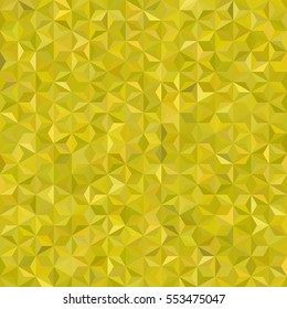 Background of yellow geometric shapes. Seamless mosaic pattern. Vector illustration