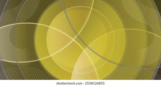 Background with yellow and gold-colored concentric ovals, creating a gradient effect that gives an impression of depth and seamless transition between the tones from the center outward.