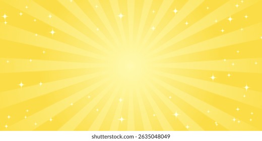 Background with yellow gradient and concentrated lines interspersed with