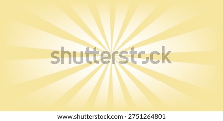 Background with yellow gradient and concentrated lines interspersed with stars.
