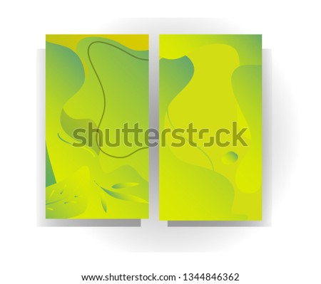 the background is yellow and green