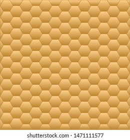 the background of yellow hexagons with the gradient